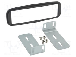 Radio frame; Renault; 1 DIN; black