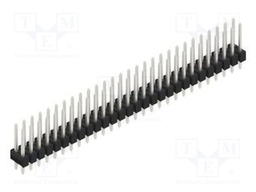 Connector: pin strips; pin header; male; PIN: 56; 2.54mm; THT; 2x28
