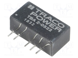 Converter: DC/DC; 2W; Uin: 4.5÷5.5V; Uout: 12VDC; Uout2: -12VDC; SIP7