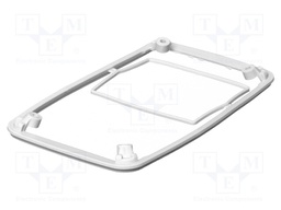 Gasket; elastomer thermoplastic TPE; Series: BoPad; Colour: white