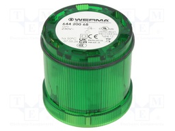 Signaller: lighting; continuous light; Colour: green; Usup: 230VAC