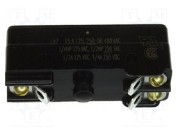 Microswitch SNAP ACTION; without lever,precise operation; SPDT