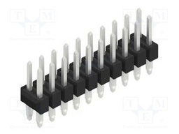 Connector: pin strips; pin header; male; PIN: 20; 2.54mm; THT; 2x10