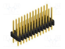 Connector: pin strips; pin header; male; PIN: 26; 1.27mm; THT; 2x13