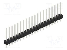 Connector: pin strips; pin header; male; PIN: 20; 2.54mm; THT; 1x20