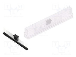 Connector: pin strips; pin header; male; PIN: 23; 2.54mm; SMT; 1x23