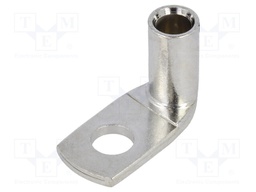 Tip: ring tube; M8; 25mm2; crimped; for cable; angled 90°; tinned