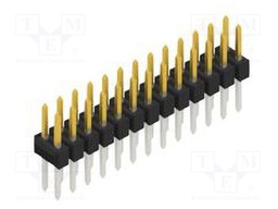 Connector: pin strips; pin header; male; PIN: 26; 2.54mm; THT; 2x13