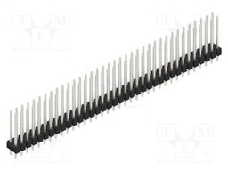 Connector: pin strips; pin header; male; PIN: 72; 2.54mm; THT; 2x36