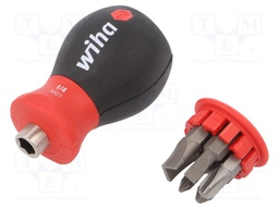 Screwdrivers; Pcs: 6; Package: blister; Bit: Phillips,slot