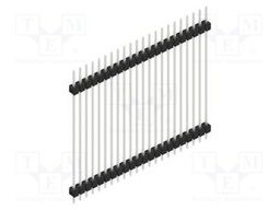 Connector: pin strips; pin header; male; PIN: 22; 2.54mm; THT; 1x22