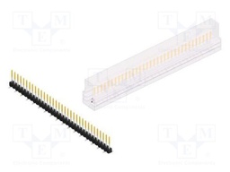 Connector: pin strips; pin header; male; PIN: 34; 2.54mm; SMT; 1x34