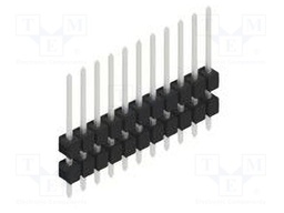 Connector: pin strips; pin header; male; PIN: 11; 2.54mm; THT; 1x11