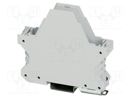 Enclosure base; with FE contact; grey; UL94V-0; ME 22,5; X: 84.8mm