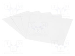 Office supplies: paper; cleanroom; Size: A5; 250pcs; white; 89um