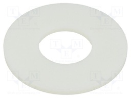 Washer; round; D=50mm; h=3mm; polyamide; natural