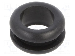 Grommet; black; UL94HB; TPR
