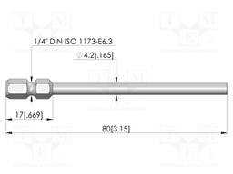 Tool: mounting tool; 3.1mm; BIT-GKS