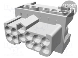 Connector: HDC; female; Han Eco Modular; PIN: 10; 10+PE; size 6B