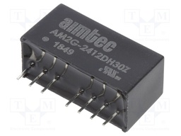 Converter: DC/DC; 2W; Uin: 18÷36V; Uout: 12VDC; Uout2: -12VDC; SIP8