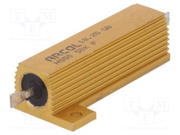 Resistor: wire-wound; with heatsink; screw; 50kΩ; 50W; ±1%