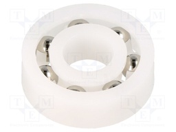 Bearing: ball; Øint: 9mm; Øout: 24mm; W: 7mm; Cage: polyamide