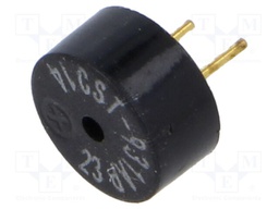 Sound transducer: electromagnetic signaller; THT; 2.73kHz; 80mA