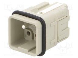 Connector: rectangular; male; EPIC H-Q; PIN: 6; 5+PE; size H-A 3