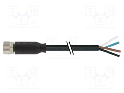 Connection lead; female; IP67; 50VAC; 60VDC; 4A; 1.5m; Series: 7000