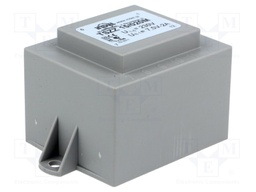 Transformer: encapsulated; 18VA; 230VAC; 7.5V; 2.4A; Mounting: PCB