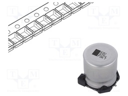 Capacitor: electrolytic; SMD; 470uF; 63VDC; 16x16x16mm; ±20%; 5000h