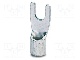 Non-insulated; Body: silver; Tip: fork