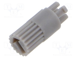 Knob; Ø4x7.2mm; grey