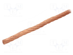 Braids; Shape: round; Øcore: 11mm; SDYO; 10m; copper strand