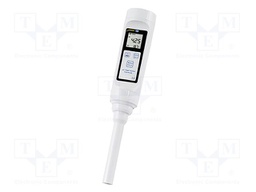 Meter: pH; LCD; -1÷15pH; 0÷60°C; Accur: ±1°C; Dim: Ø40x280mm