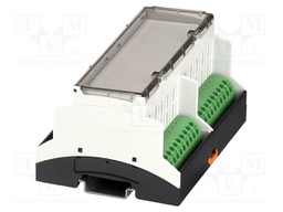 Enclosure: for DIN rail mounting; Y: 89.7mm; X: 107.6mm; Z: 60.7mm