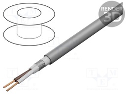 Wire: control cable; SUPER-PAAR-TRONIC-340-C-PUR; 1x2x0.75mm2