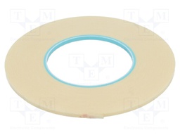 Tape: electrical insulating; W: 4mm; L: 45m; D: 0.304mm; beige; 20%