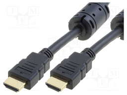 Cable; HDMI 1.4; HDMI plug,both sides; 20m; black