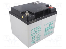Re-battery: acid-lead; 12V; 40Ah; AGM; maintenance-free