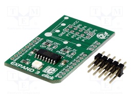 Click board; port expander; 1-wire; DS2408; mikroBUS connector
