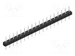 Connector: pin strips; pin header; male; PIN: 18; 2.54mm; THT; 1x18