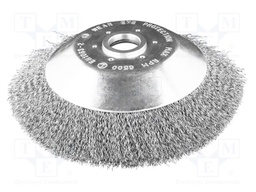 Tool accessories: brush; steel; Ø: 200mm; Holder: assembly hole