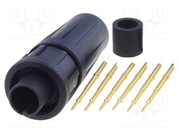 Connector: circular; Series: EN2; plug; male; soldering; for cable