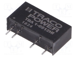 Converter: DC/DC; 1W; Uin: 4.5÷5.5V; Uout: 12VDC; Iout: 84mA; SIP7