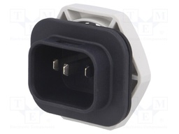 Connector: AC supply; 4.8x0,8mm connectors; male; 4761; 10A; PIN: 3