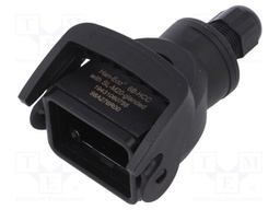 Enclosure: for rectangular connectors; Han Eco B; size 6B; M20