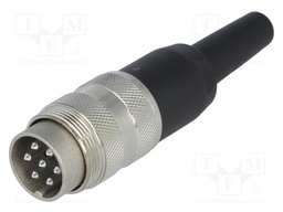 Connector: M16; male; for cable; IP40; plug; soldering; 300V; PIN: 7