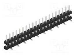 Connector: pin strips; pin header; male; PIN: 20; 2mm; SMT; 1x20