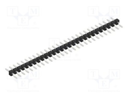 Connector: pin strips; pin header; male; PIN: 28; 2.54mm; SMT; 1x28